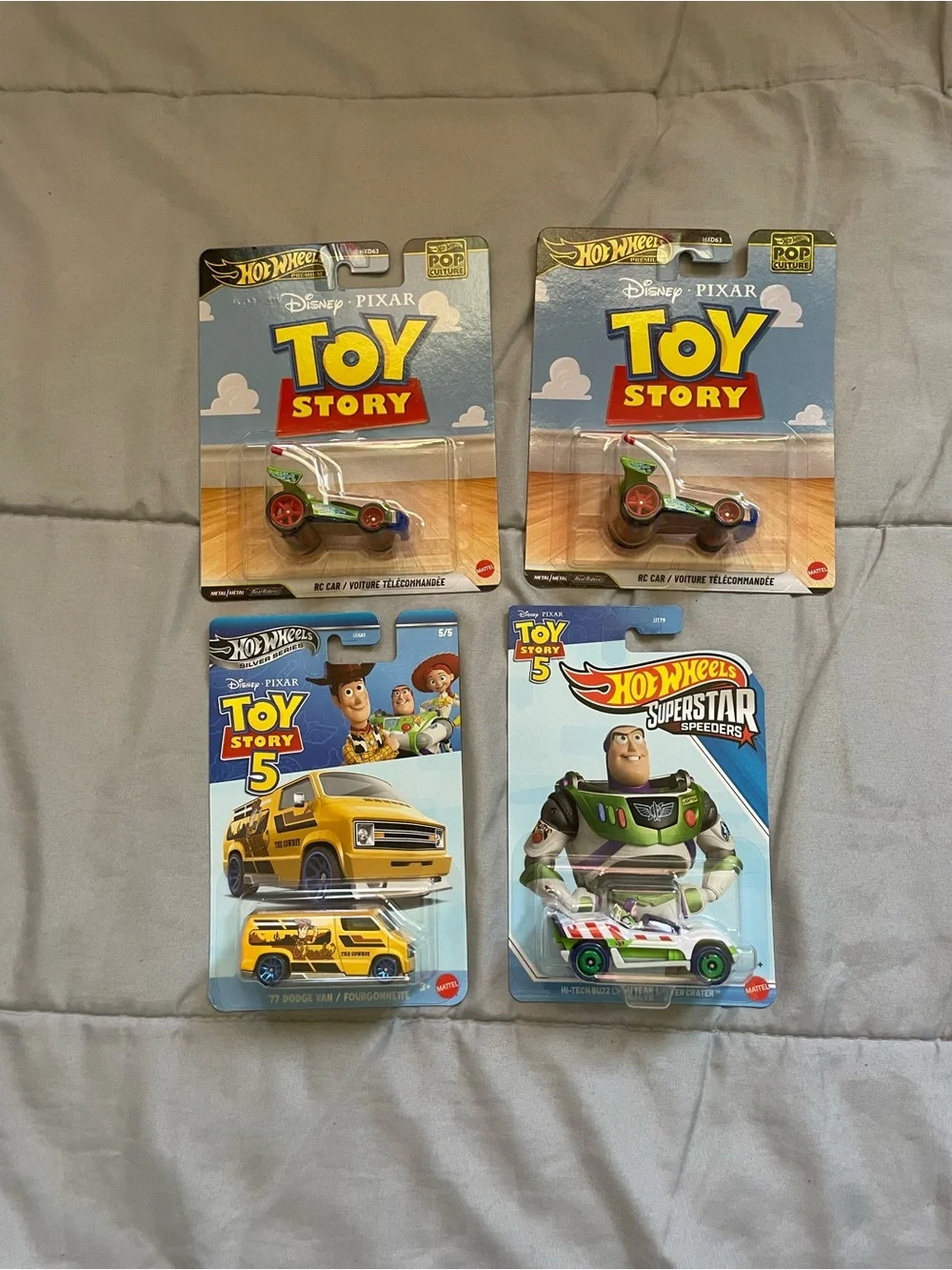 Hot Wheels Toy Story Buzz Lightyear Green & White Die-Cast Car